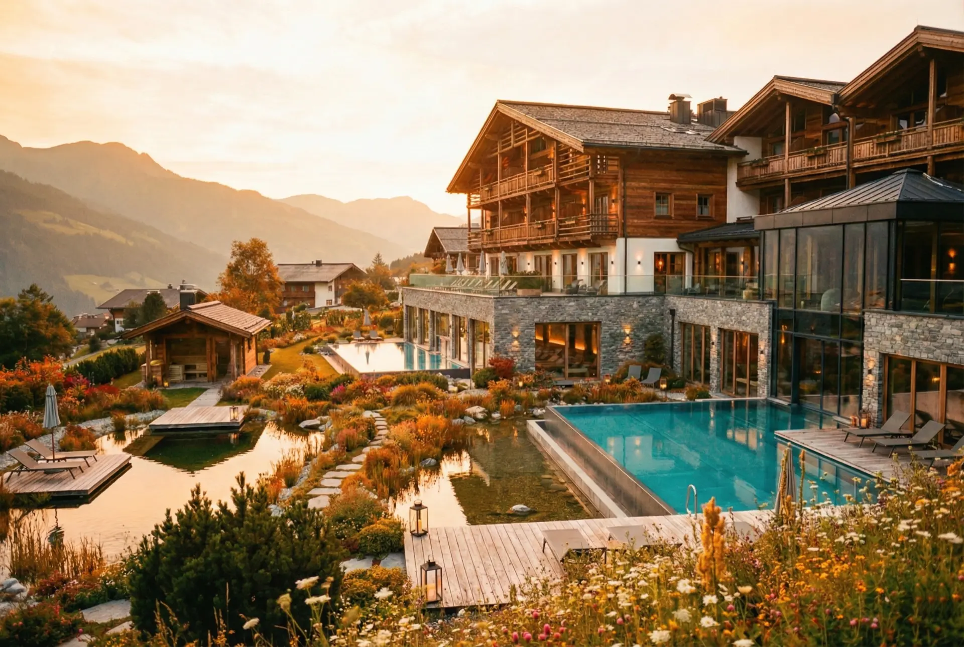 Hotel Visualisierung Herbst